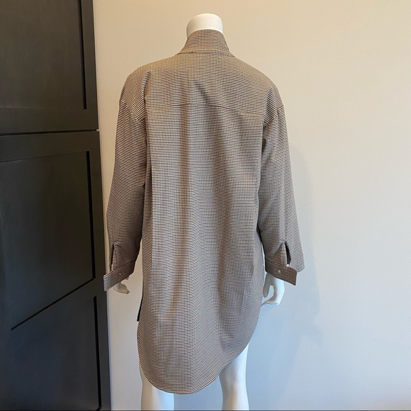 Maje Plaid Quilted Lining Shirt Jacket - Picture 2 of 7